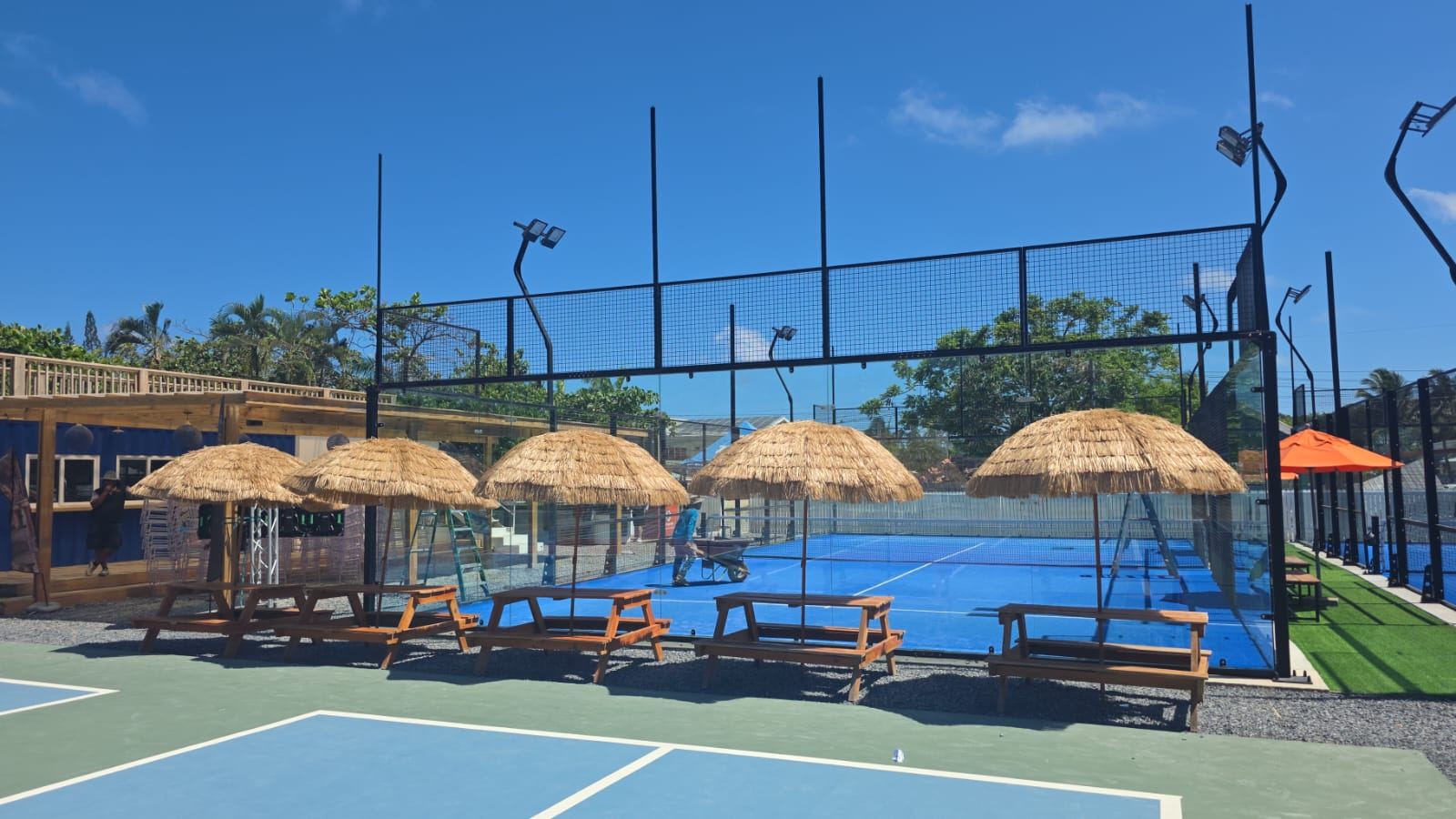 Roatan Padel Club lounge
