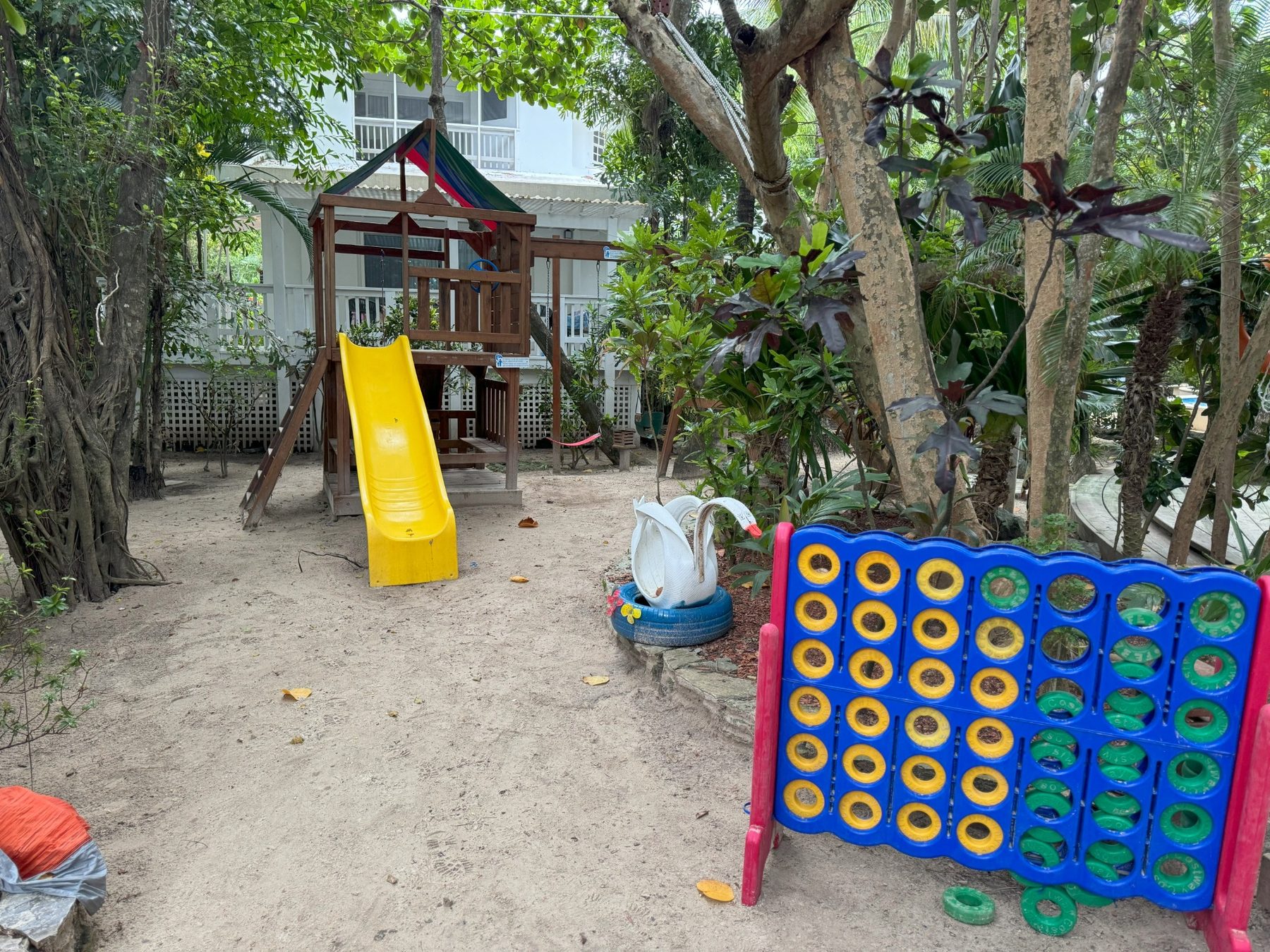 Small playground area at Paradise Beach Resort for kids