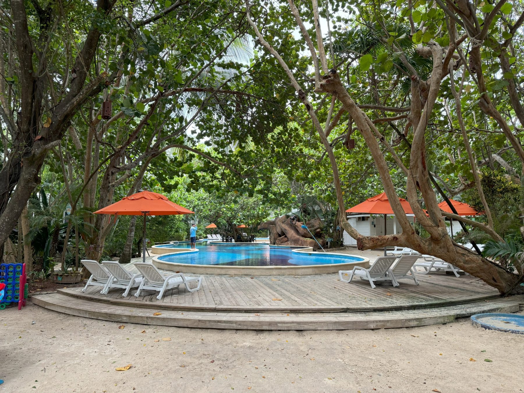Paradise Beach Resort pool area available to Sea Turtle Villa guests